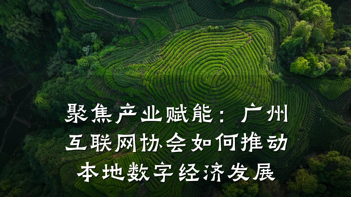 聚焦产业赋能：广州互联网协会如何推动本地数字经济发展