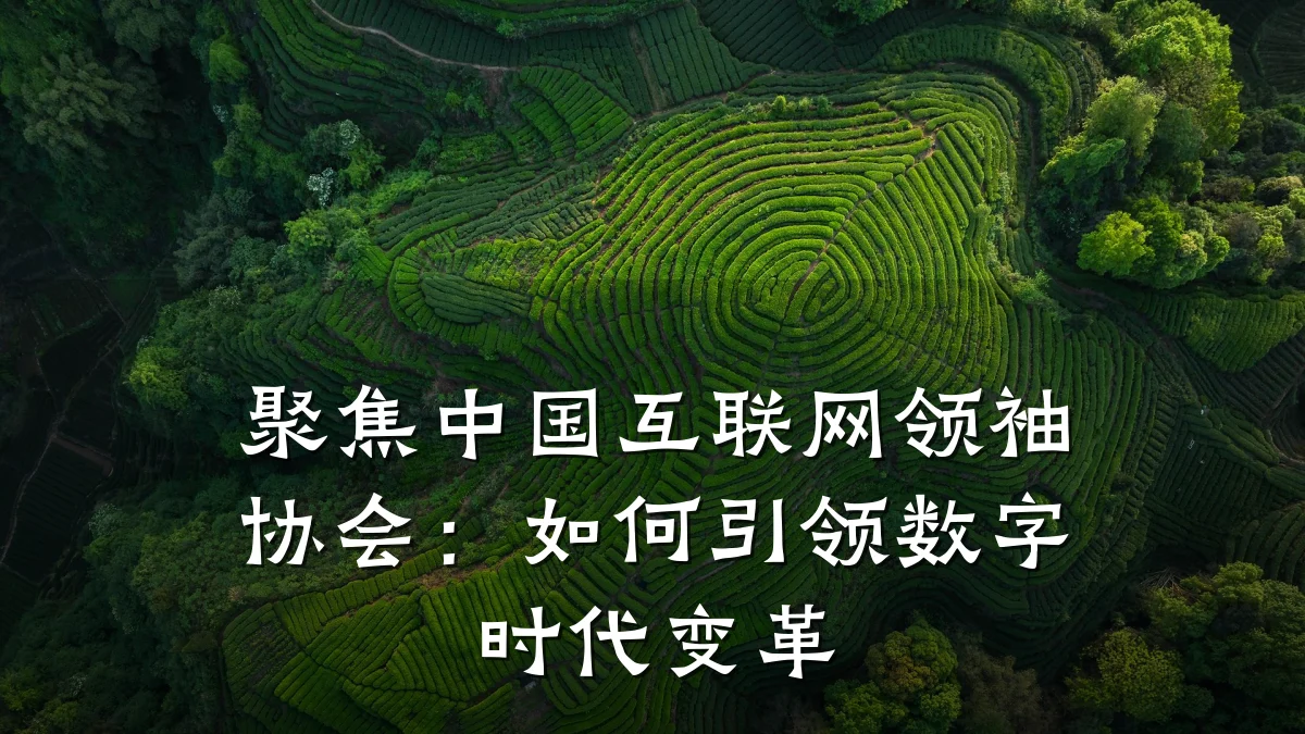 聚焦中国互联网领袖协会:如何引领数字时代变革