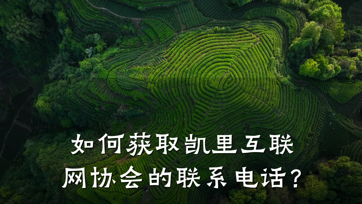 如何获取凯里互联网协会的联系电话？
