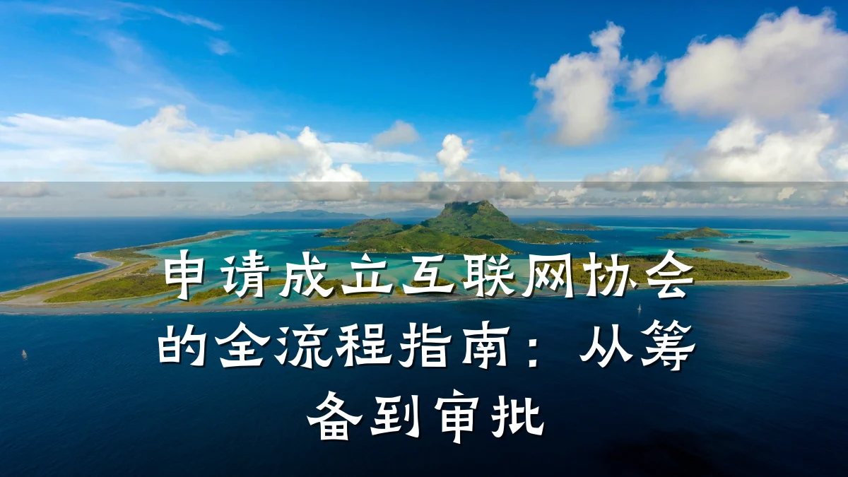 申请成立互联网协会的全流程指南：从筹备到审批