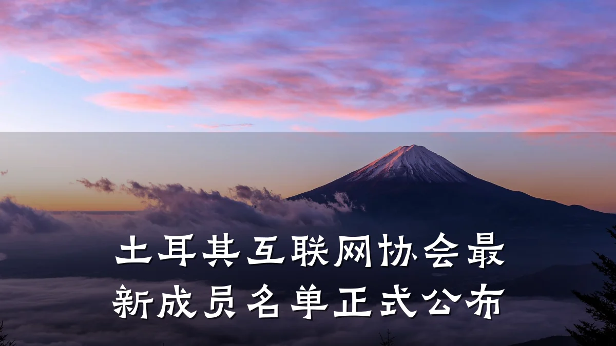 土耳其互联网协会最新成员名单正式公布