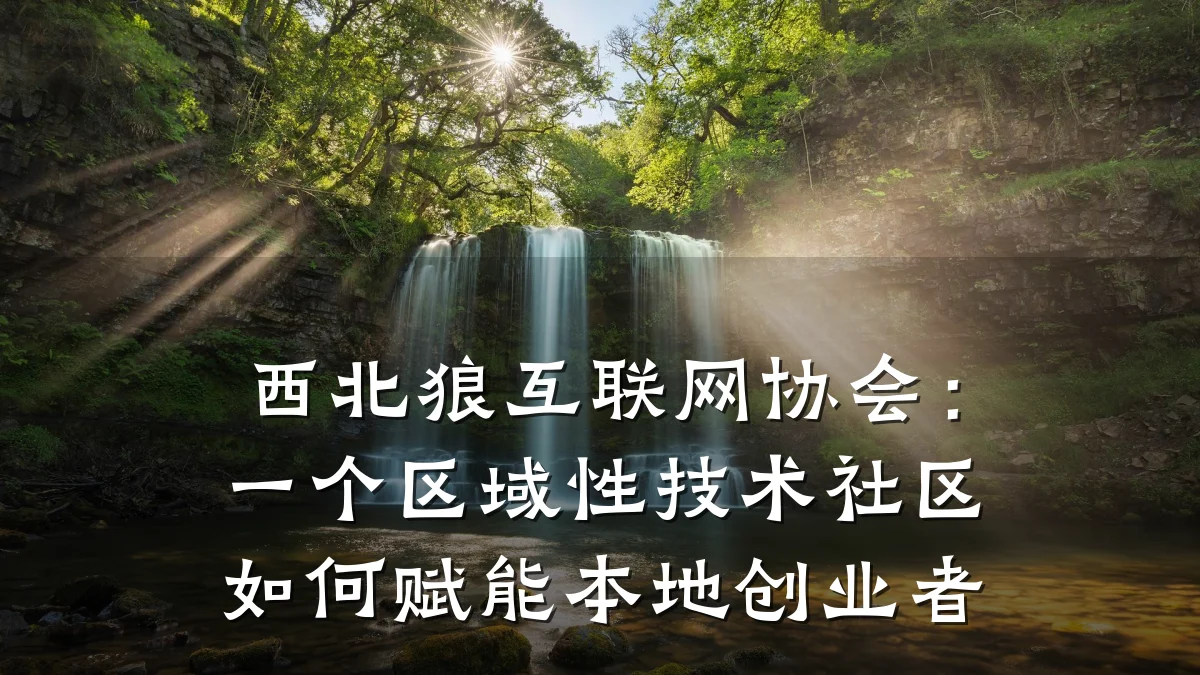 西北狼互联网协会：一个区域性技术社区如何赋能本地创业者