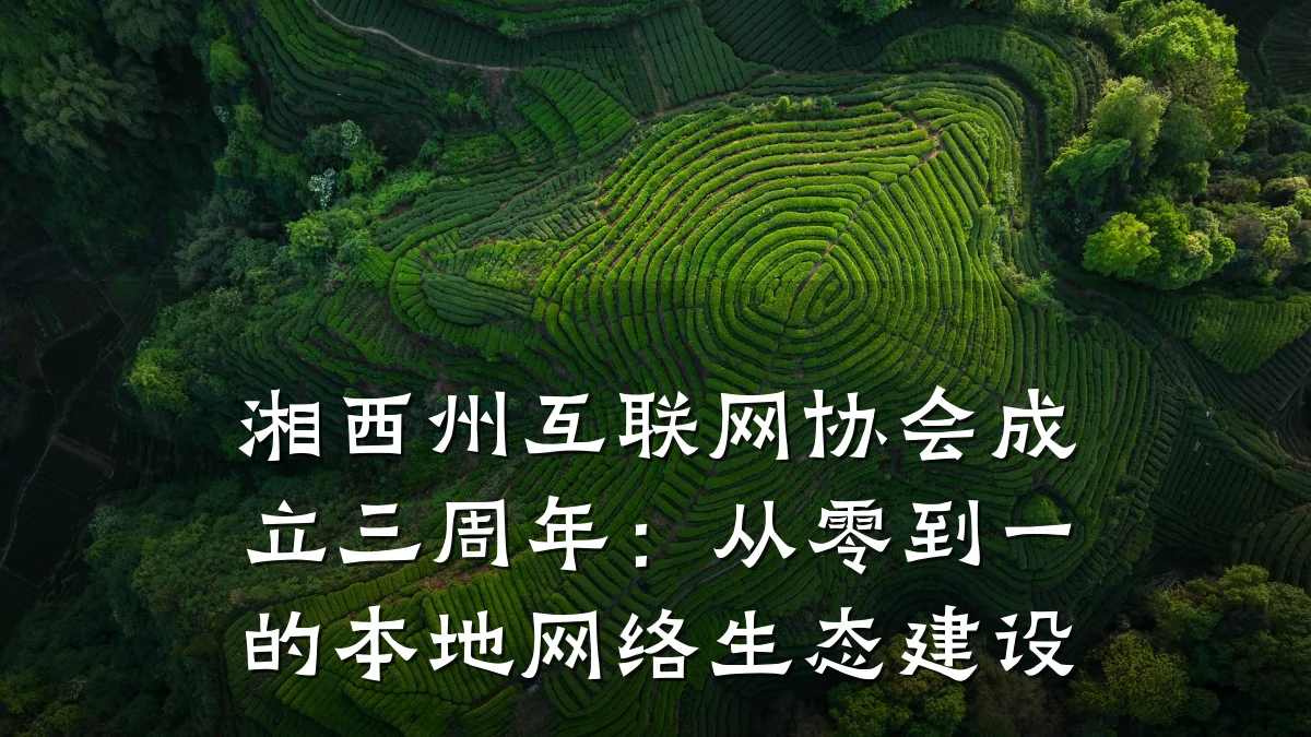 湘西州互联网协会成立三周年：从零到一的本地网络生态建设