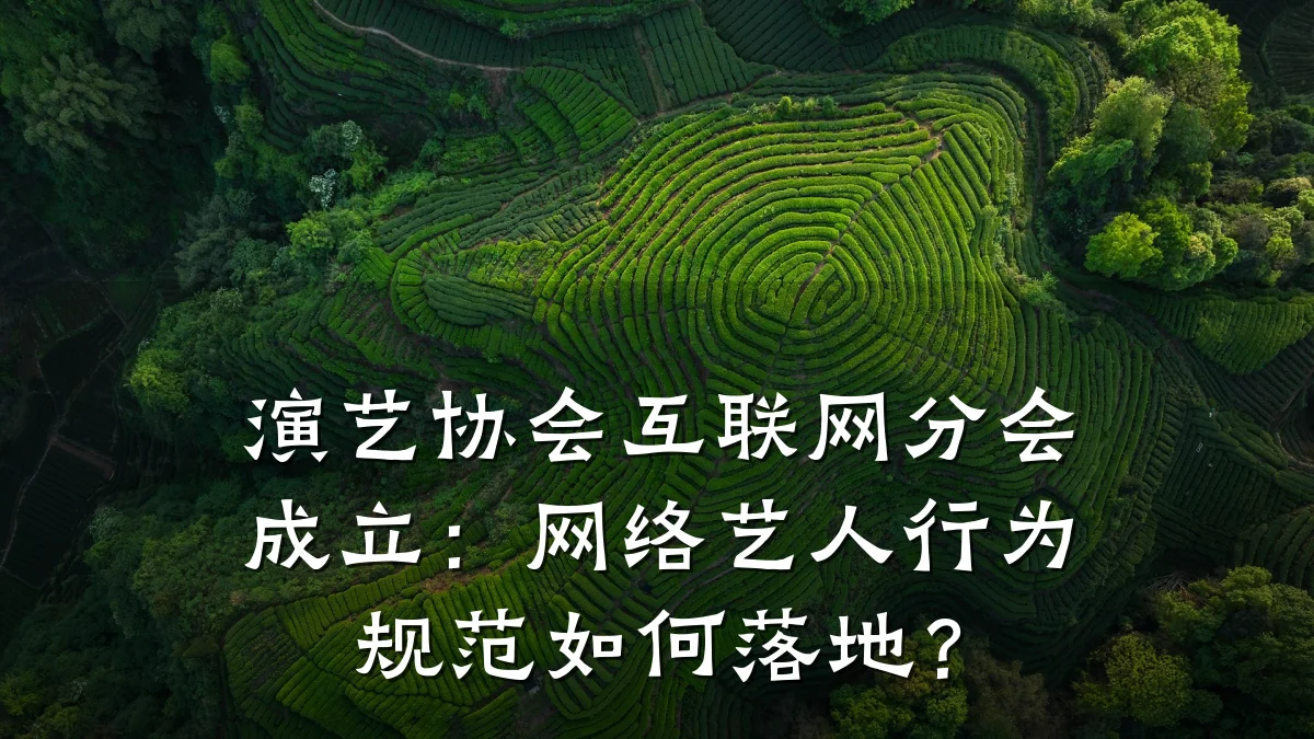 演艺协会互联网分会成立:网络艺人行为规范如何落地?