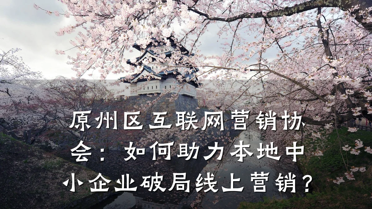 原州区互联网营销协会：如何助力本地中小企业破局线上营销？