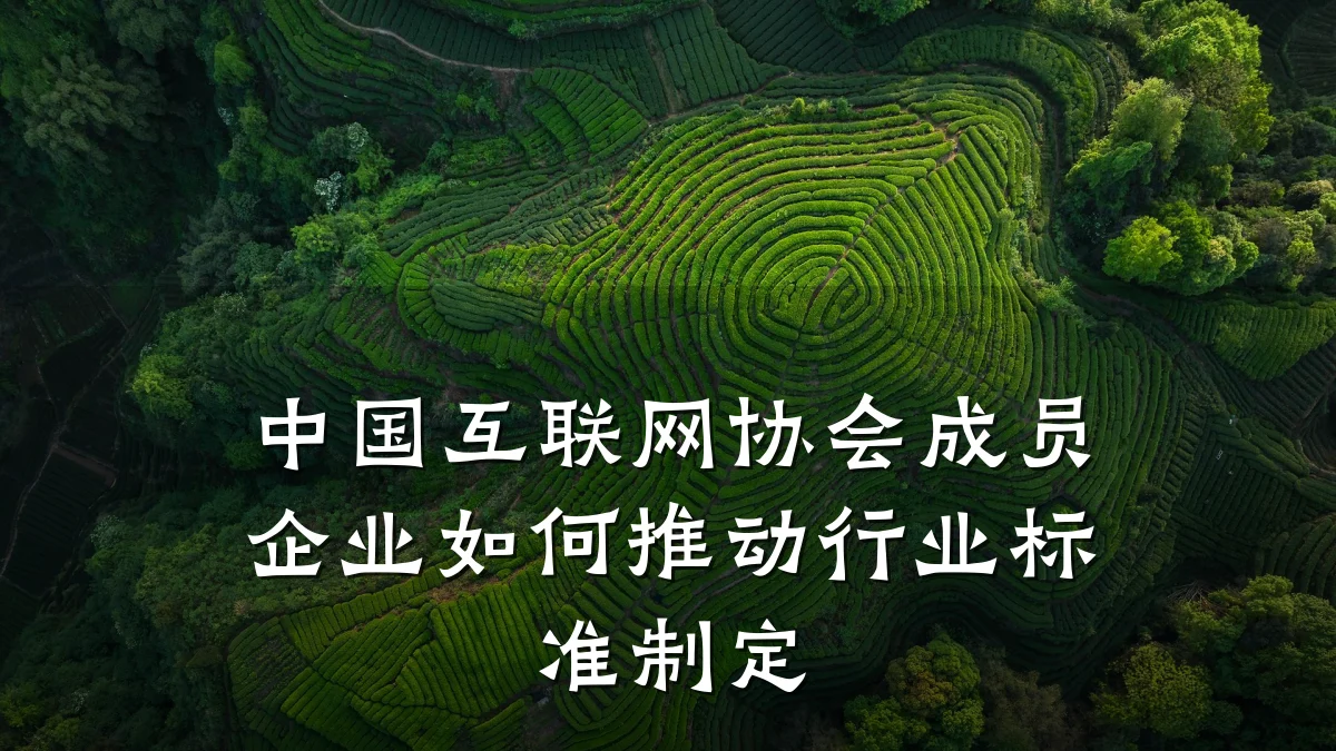中国互联网协会成员企业如何推动行业标准制定