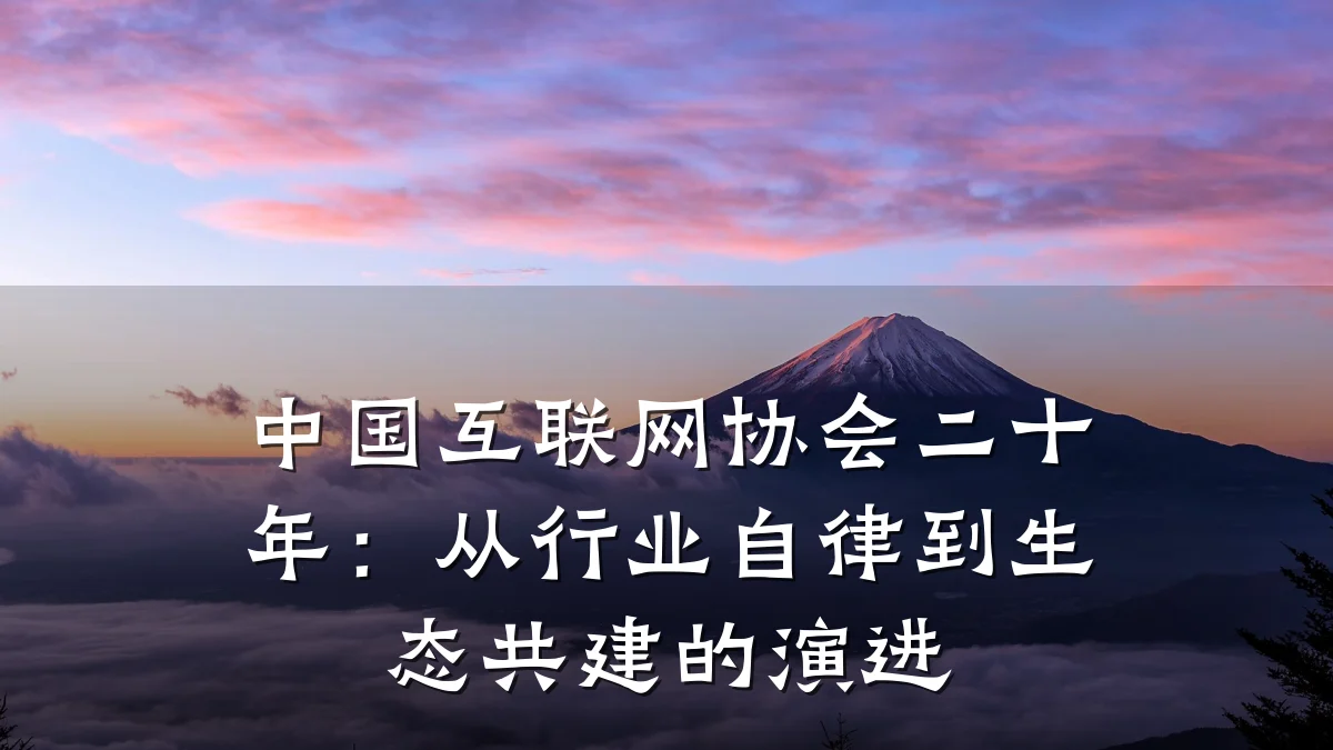 中国互联网协会二十年：从行业自律到生态共建的演进