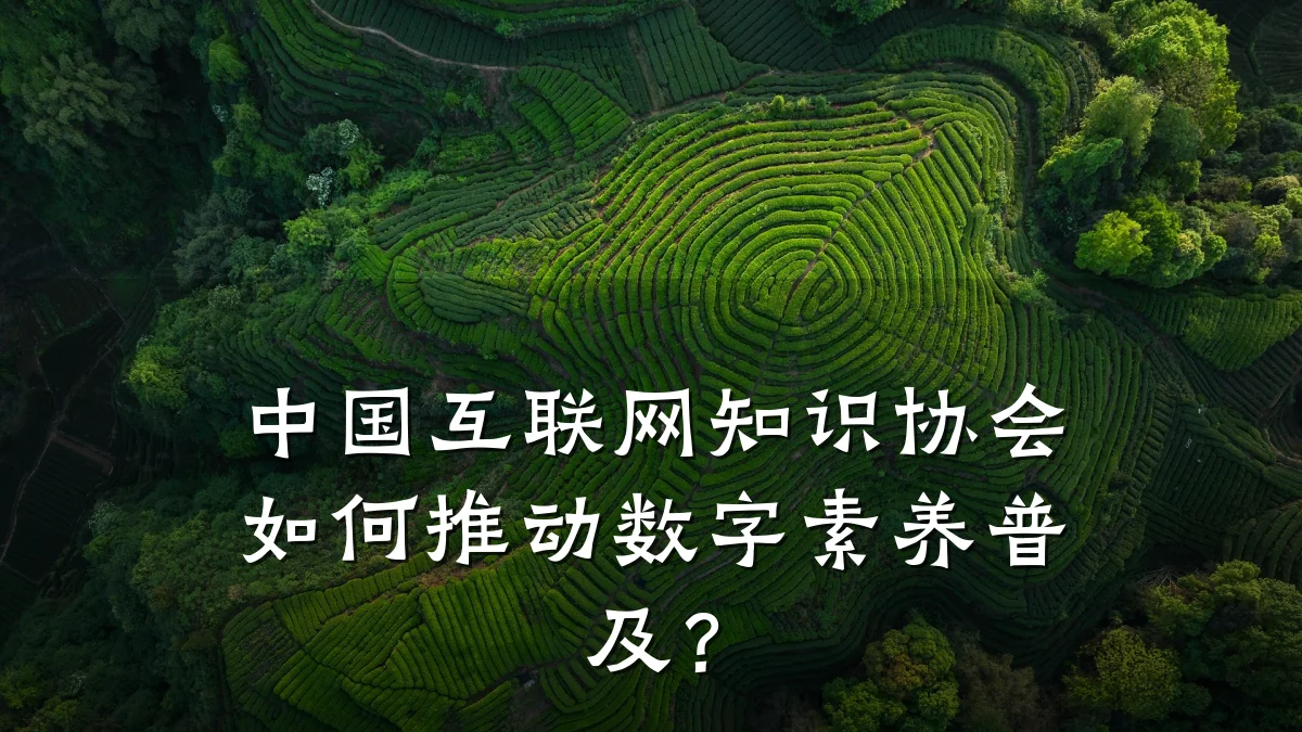 中国互联网知识协会如何推动数字素养普及?