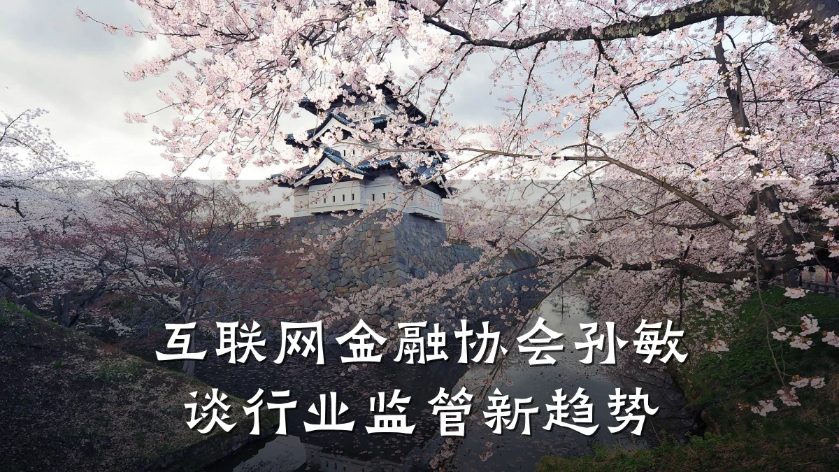 互联网金融协会孙敏谈行业监管新趋势