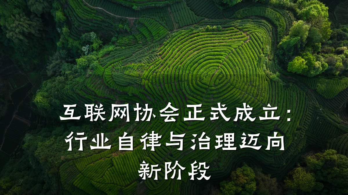 互联网协会正式成立:行业自律与治理迈向新阶段