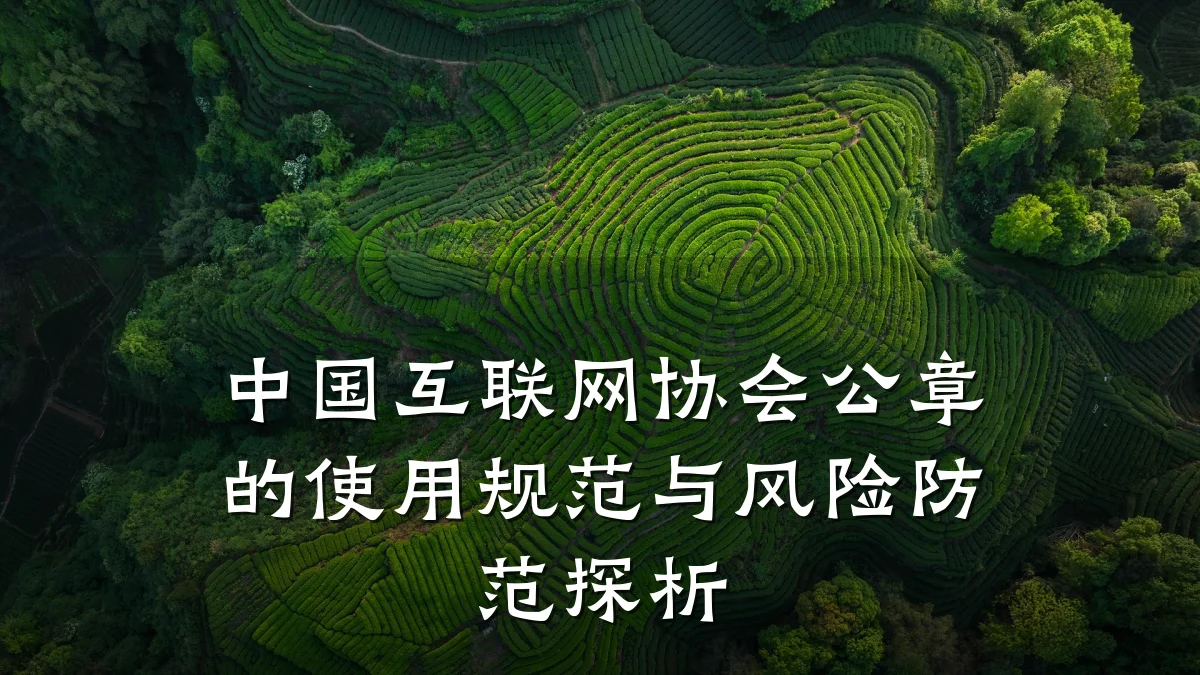 中国互联网协会公章的使用规范与风险防范探析