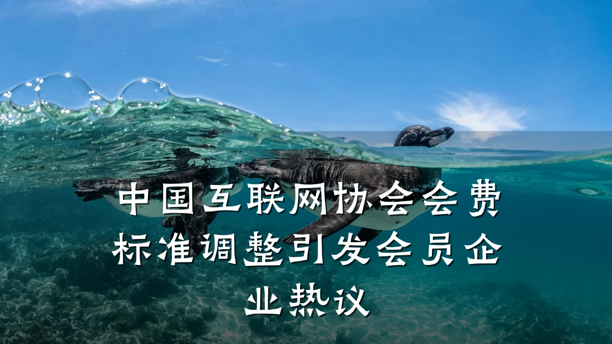 中国互联网协会会费标准调整引发会员企业热议